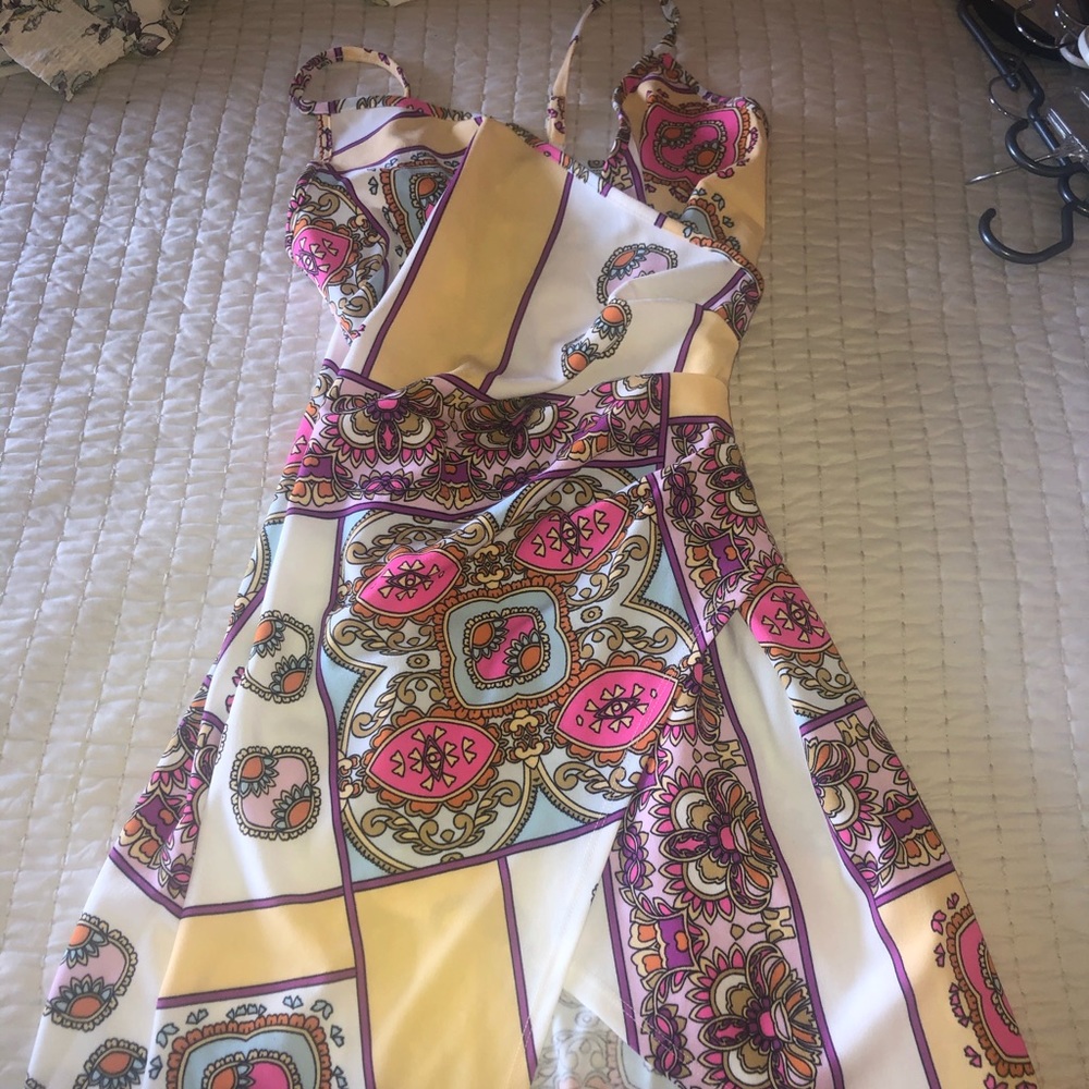 Pattern colorful dress